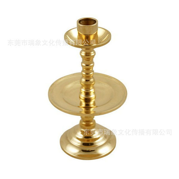 黃銅蠟燭臺/大小號純銅供燈長明燈八供杯酥油燭臺燈座油燈2274