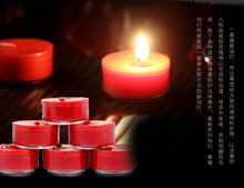 一箱包郵 28粒梅花粒酥油燭 無(wú)煙蠟燭 燃4小時(shí) 28粒酥油燈過年?duì)T