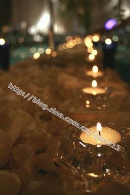 長餐臺+燭光 水晶燭輝映下的婚禮浪漫盛宴